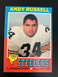 1971  Topps  Football  #132  Andy Russell    MINT    (book 3.00)    HOF