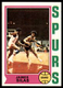 1974-75 Topps Set Break James Silas Rookie #186 NM-MT or BETTER