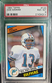 1984 Topps #123 Dan Marino RC Miami Dolphins PSA 8 NM-MT