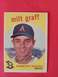 1959 Topps Milt Graff #182 EXMNT NRMNT