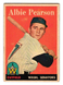 1958 Topps - #317 Albie Pearson (RC)