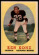 1958 Topps Ken Konz #26 Vg