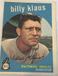 1959 Topps #299 Billy Klaus Baltimore Orioles VERY GOOD KM