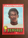 1971 TOPPS NFL FOOTBALL CARD-LEMAR PARRISH #233 Rookie-Cincinnati Bengals- EX++