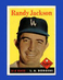 1958 Topps Set-Break #301 Randy Jackson EX-EXMINT *GMCARDS*