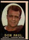 1958 Topps Don Paul #91 Gd-Vg