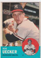 1963 TOPPS BOB UECKER MILWAUKEE BRAVES #126 (REVIEW PICS) (VG-EX) - 594