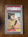 1961 Topps Baseball #77 Dick Stigman Cleveland Indians PSA 8 Cracked Holder