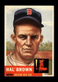 1953 Topps Set-Break #184 Hal Brown VG-VGEX *GMCARDS*