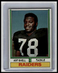 1974 Topps #272 Art Shell Oakland Raiders