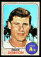 1968 Topps BASEBALL #62 CHUCK DOBSON OAKLAND ATHLETICS (004)