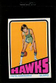 1972 TOPPS #5 PETE MARAVICH HOF (BACK MISCUT) NM *327619