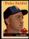 1958 Topps Duke Snider #88 Ex-ExMint