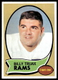 1970 Topps #18 Billy Truax Los Angeles Rams EX-EXMINT SET BREAK!