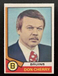 1974-75 Topps #161 Don Cherry Coach Rookie RC Boston Bruins