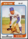 1974 Topps Jim Beauchamp Mets #424