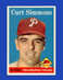 1958 Topps Set-Break #404 Curt Simmons EX-EXMINT *GMCARDS*