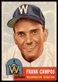 1953 Topps #51 Frank Campos Washington Senators EX-EXMINT SET BREAK!