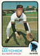 TOM MATCHICK-2ND BASE-BALTIMORE ORIOLES-1973 TOPPS #631-HIGH NUMBER -GREAT SHAPE