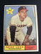 Gene Leek 1961 Topps High Numbered #527. LA Angels. No Creases