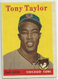 1958 Topps Baseball #411 RC TONY TAYLOR, CUBS