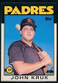 1986 Topps Traded JOHN KRUK Rookie Card RC #56T