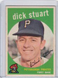 SA: 1959 Topps Baseball Card #357 Dick Stuart Pittsburgh Pirates - VG+