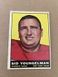 1961 Topps Football Card Sid Youngelman #152. New York Titans