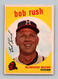 1959 Topps #396 Bob Rush EX-EXMT Milwaukee Braves Baseball Card