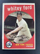 1959 Topps - Whitey Ford HOF #430 - New York Yankees EX - Creased Corner