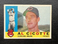 1960 Topps Baseball Card #473, AL CICOTTE, Cleveland Indians, EX, Semi-high#