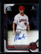 2022 Bowman Chrome Mason Albright 1st Prospect Auto Autograph #CPA-MA Angels