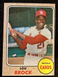 1968 Topps #520 Lou Brock EX