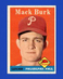 1958 Topps Set-Break #278 Mack Burk EX-EXMINT *GMCARDS*