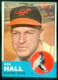 1963 TOPPS #526 DICK HALL EXMT