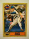 1987 Topps Traded Dave Cone Rookie Baseball Card #24T, New York Mets Pitcher