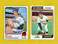 JIM BARR 1973 Topps #387 and 1974 Topps #233