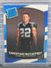 2017 Panini Donruss Christian McCaffrey Rated Rookie RC #318 Carolina Panthers