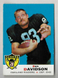 BEN DAVIDSON 1969 TOPPS VINTAGE CARD #128 RAIDERS EX.