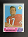 1968 Topps Vintage Football card #186, BILLY KILMER, New Orleans Saints, NrMT/MT