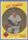 1959 TOPPS ART FOWLER  HIGH #508   VGEX/EX  tip wear-no body creases  DODGERS