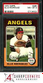 1975 TOPPS #285 ELLIE RODRIGUEZ ANGELS PSA 8