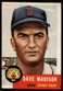 1953 Topps #99 Dave Madison Detroit Tigers VG-VGEX SET BREAK!