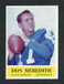 Don Meredith Dallas Cowboys Quarterback #51 1964 Philadelphia Gum Football Card