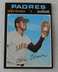 1971 TOPPS BASEBALL CARD #505 OLLIE BROWN SAN DIEGO PADRES EX MAY206