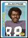 1978 Topps Alan Page #406 NrMint-Mint