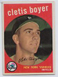 1959 Topps #251 Cletis Boyer VG/VGEX WHITE BACK