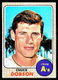 1968 Topps BASEBALL #62 CHUCK DOBSON OAKLAND ATHLETICS (003)