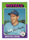 Nice 1975 Topps card of Kansas City Royals P. Bruce Dal Canton #472..Ex