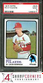 1973 TOPPS #649 RICH FOLKERS CARDINALS PSA 9 SET BREAK